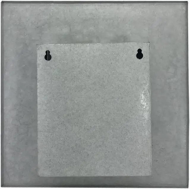 Alt view image 2 of 6 - Modern Home Living Wall Galvanized Steel/Zinc Succulent Planter (Aged Zinc, 4 Pocket)