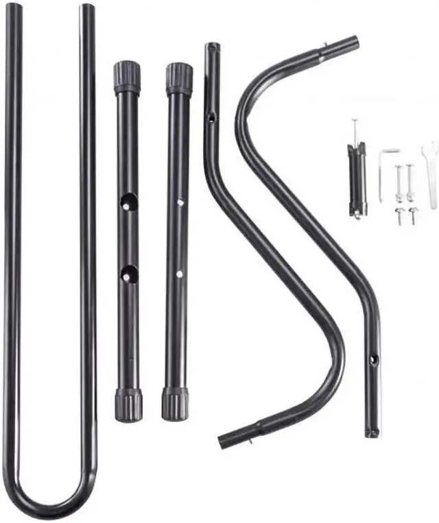 Alt view image 4 of 7 - Vandue Universal Freestanding Bicycle Parking Stand - Fits Road/Mountain Bikes - Indoor/Outdoor