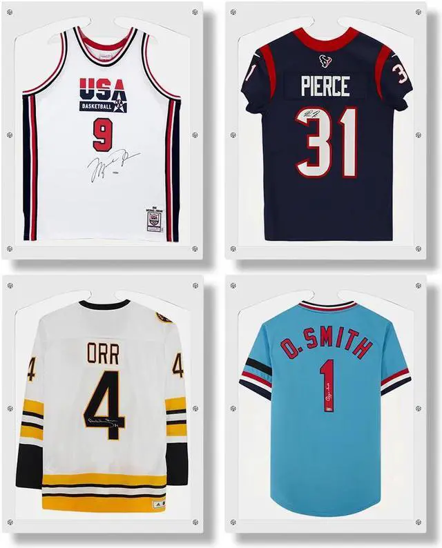Alt view image 2 of 7 - OnDisplay Acrylic Sports Jersey Display Frame - Wall Mounted 3D Design with UV Protection - Memorabilia Storage Case - Baseball/Hockey/Basketball/Football/Soccer