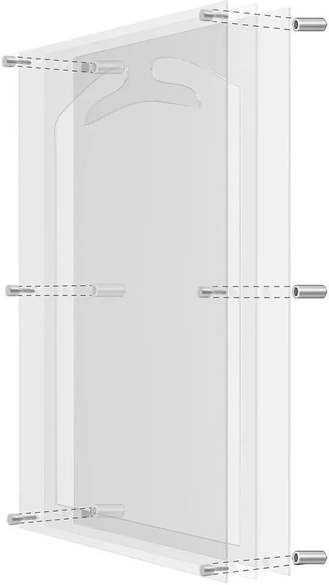 Alt view image 6 of 7 - OnDisplay Acrylic Sports Jersey Display Frame - Wall Mounted 3D Design with UV Protection - Memorabilia Storage Case - Baseball/Hockey/Basketball/Football/Soccer