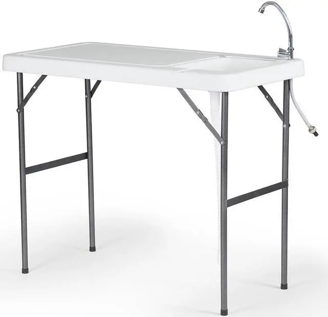 Main image of Modern Home Portable Folding Outdoor Fish Fillet Table for Cleaning/Cutting