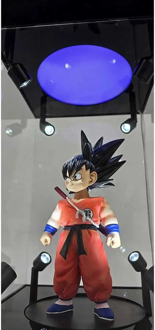 Alt view image 5 of 7 - OnDisplay Deluxe Acrylic Action Figure Rotating Stage Spotlight Display with Lights