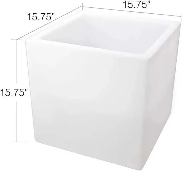 Alt view image 3 of 7 - Modern Home LED Light Color Changing Glow Nightstand/Bookcase/Shelf/Bar Display/Ice Bucket