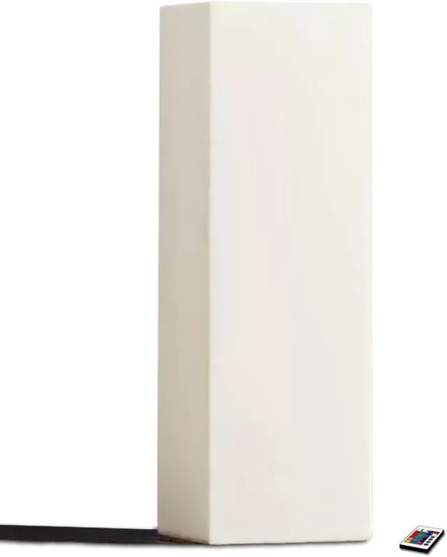 Alt view image 2 of 7 - Modern Home LED Glowing Square Pillar w/Infrared Remote Control (31.5")