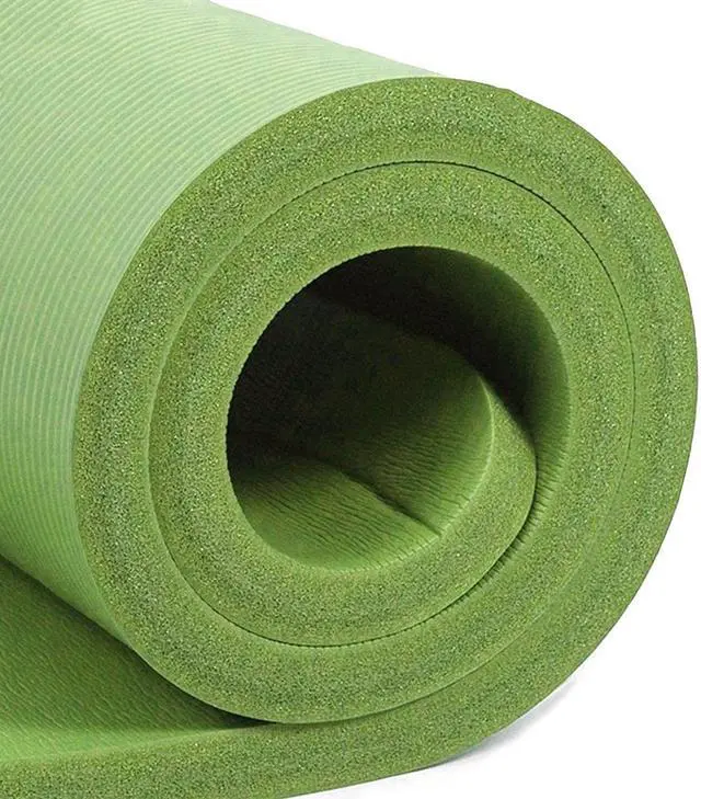 Alt view image 2 of 7 - AUM High Density HD Foam Tech Yoga Exercise Mat - 72" x 24" x 0.4"