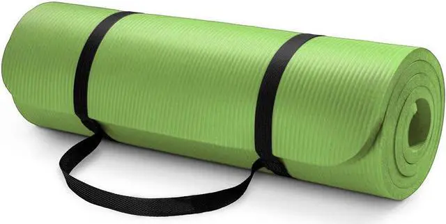 Alt view image 3 of 7 - AUM High Density HD Foam Tech Yoga Exercise Mat - 72" x 24" x 0.4"