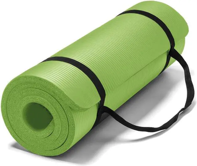 Alt view image 4 of 7 - AUM High Density HD Foam Tech Yoga Exercise Mat - 72" x 24" x 0.4"
