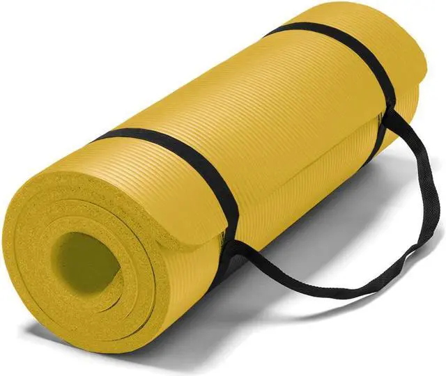Alt view image 4 of 7 - AUM High Density HD Foam Tech Yoga Exercise Mat - 72" x 24" x 0.4"