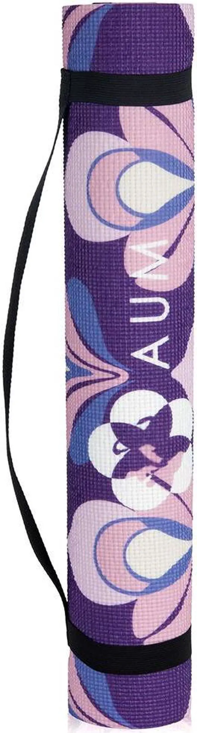 Alt view image 2 of 7 - Vandue 4mm Soft Foam Tech Ultra Series Yoga Exercise Mat - 68" x 24" (Ohm Flower A2)