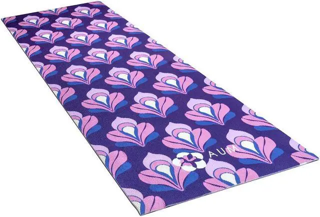 Alt view image 4 of 7 - Vandue 4mm Soft Foam Tech Ultra Series Yoga Exercise Mat - 68" x 24" (Ohm Flower A2)