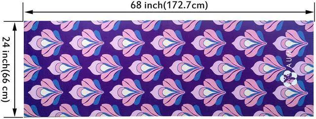 Alt view image 6 of 7 - Vandue 4mm Soft Foam Tech Ultra Series Yoga Exercise Mat - 68" x 24" (Ohm Flower A2)