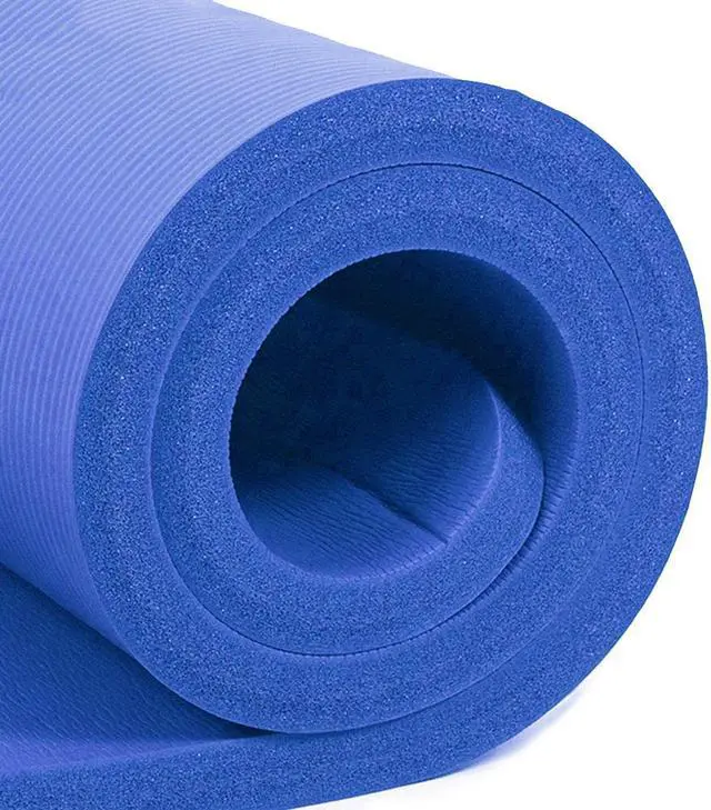 Alt view image 2 of 7 - AUM High Density HD Foam Tech Yoga Exercise Mat - 72" x 24" x 0.4"