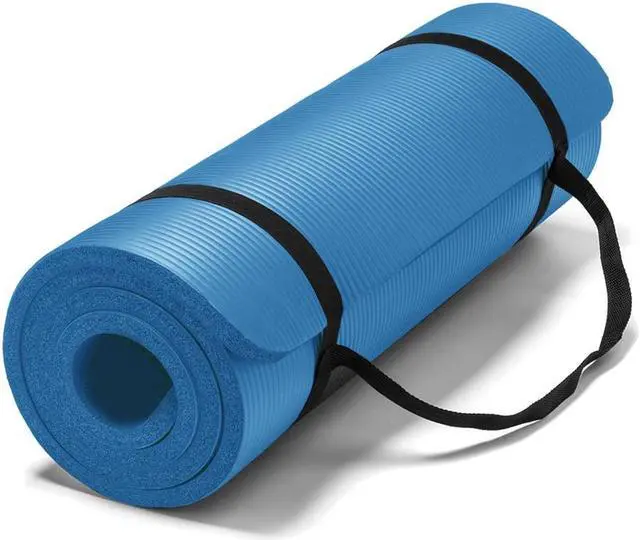 Alt view image 4 of 7 - AUM High Density HD Foam Tech Yoga Exercise Mat - 72" x 24" x 0.4"