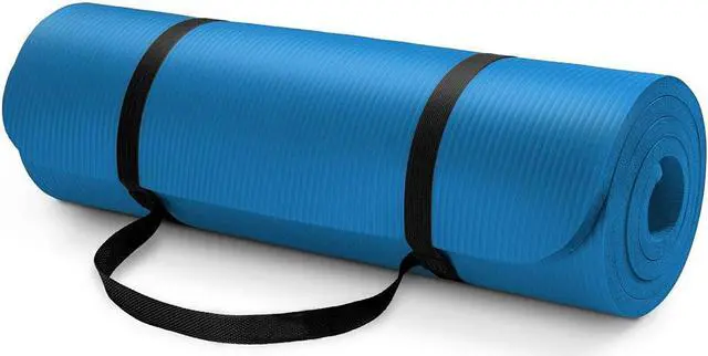 Alt view image 3 of 7 - AUM High Density HD Foam Tech Yoga Exercise Mat - 72" x 24" x 0.4"