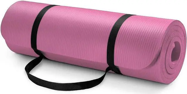 Alt view image 3 of 7 - AUM High Density HD Foam Tech Yoga Exercise Mat - 72" x 24" x 0.4"
