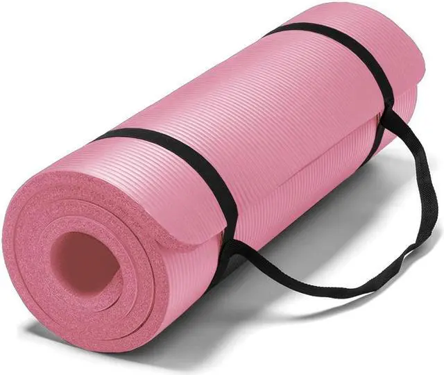 Alt view image 4 of 7 - AUM High Density HD Foam Tech Yoga Exercise Mat - 72" x 24" x 0.4"