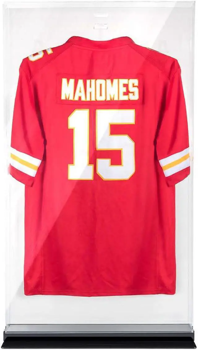 Alt view image 3 of 7 - OnDisplay Lux UV Locking Acrylic Wall Mount/Freestanding Jersey Display Case with Lights and Remote Control - All Sports Jerseys