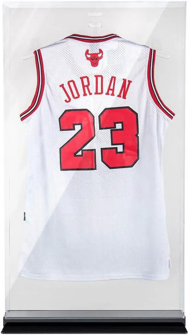 Alt view image 4 of 7 - OnDisplay Lux UV Locking Acrylic Wall Mount/Freestanding Jersey Display Case with Lights and Remote Control - All Sports Jerseys