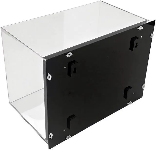 Alt view image 7 of 7 - OnDisplay Deluxe UV-Protected Sneaker/Shoe Display Case w/Mirror Wall and Black Luxe Base