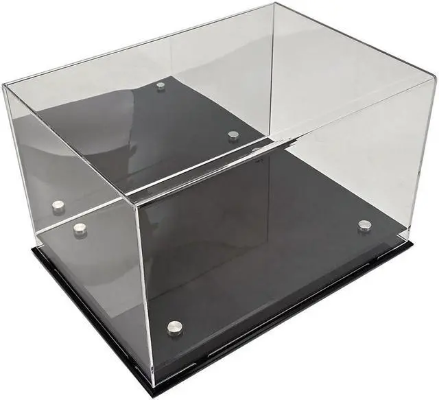 Alt view image 6 of 7 - OnDisplay Deluxe UV-Protected Sneaker/Shoe Display Case w/Mirror Wall and Black Luxe Base