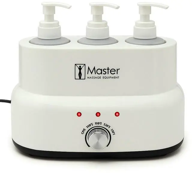 Alt view image 6 of 9 - Master Massage 3 Bottle Oil/Lotion Bottle Warmer w/Auto-Temperature