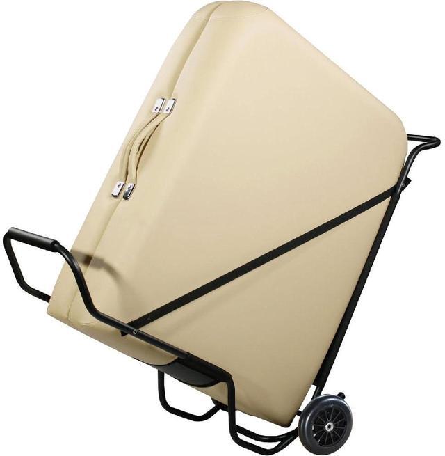 Alt view image 6 of 7 - Royal Massage Heavy-Duty Massage Table Cart with Wheels  Universal Folding Table Transport Dolly Cart