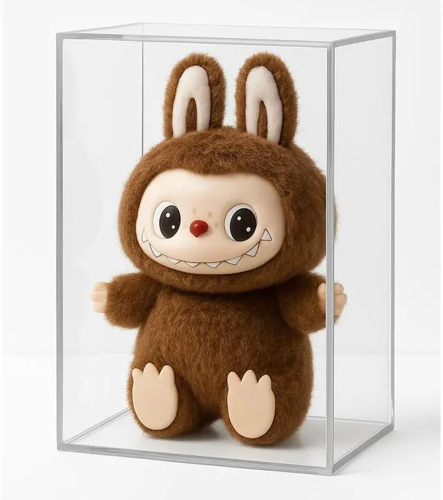 Main image of OnDisplay Premium Hard Protector Case for Labubu® Dolls and Keychains  - Stackable Acrylic Display Case (1)