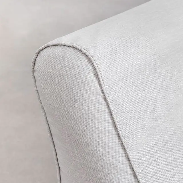 Alt view image 4 of 6 - California Sun Allora Luxury Inflatable Fabric Sun Lounger Pool Float Chaise - Poolside Lounge Chair (Beige)