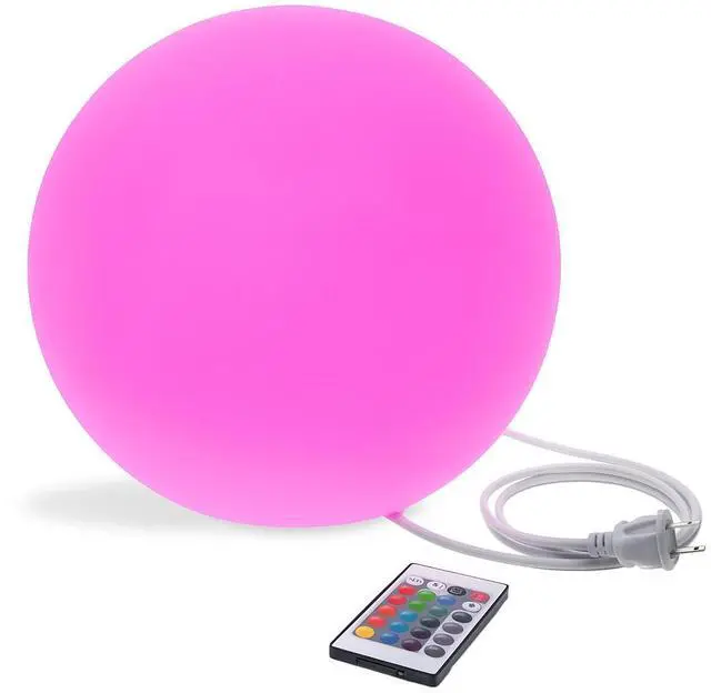 Main image of Modern Home LED Glow Ball  Color-Changing Plug-In Light Orb Sphere for Indoor & Outdoor Use - Plug-In Direct Wired (12")