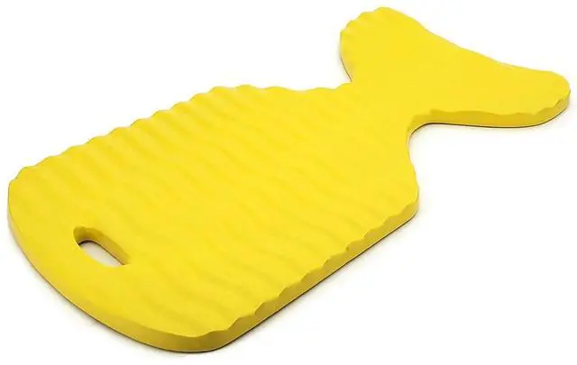 Main image of California Sun Deluxe Unsinkable Ultra Soft Foam Cushion Pool Whale Tail Chair (Lemonade)