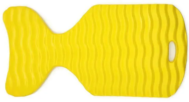 Alt view image 2 of 4 - California Sun Deluxe Unsinkable Ultra Soft Foam Cushion Pool Whale Tail Chair (Lemonade)