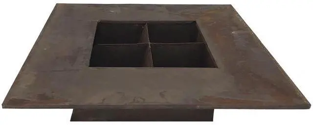 Alt view image 5 of 6 - Modern Home Living Wall Galvanized Steel/Zinc Succulent Planter (Rust Zinc, 4 Pocket)