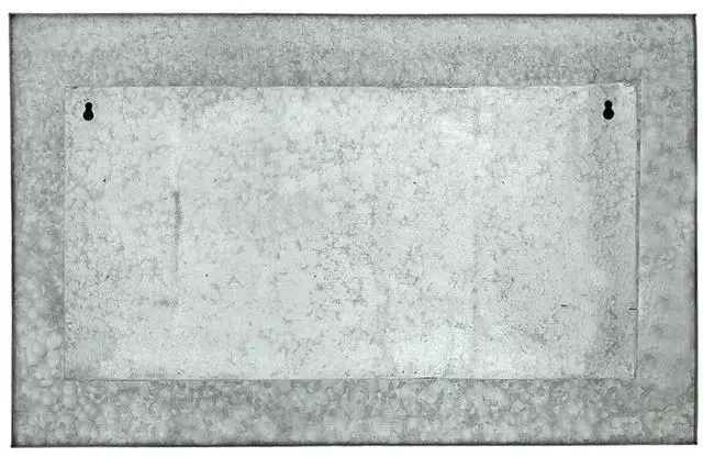 Alt view image 4 of 7 - Modern Home Living Wall Galvanized Steel/Zinc Succulent Planter (Aged Zinc, Horizontal 18 Pocket)