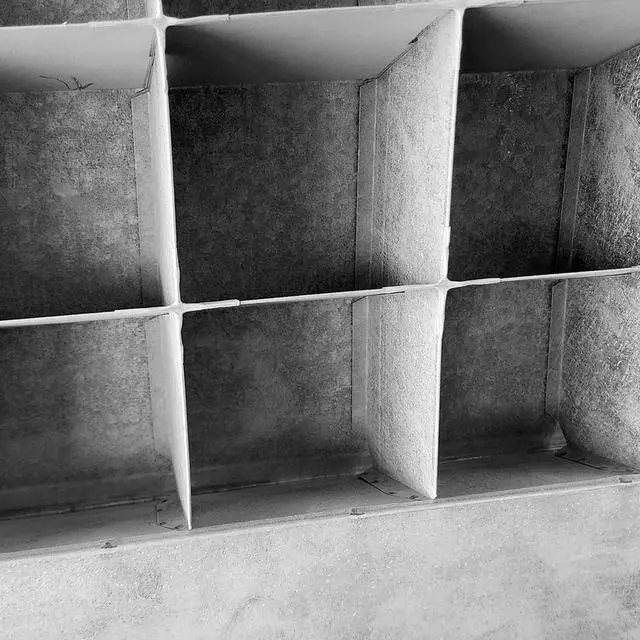 Alt view image 7 of 7 - Modern Home Living Wall Galvanized Steel/Zinc Succulent Planter (Aged Zinc, Horizontal 18 Pocket)