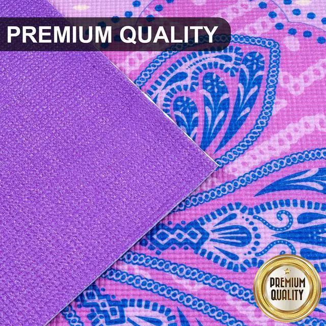 Alt view image 3 of 7 - Vandue 4mm Soft Foam Tech Ultra Series Yoga Exercise Mat - 68" x 24" (Tri-Lotus A4)