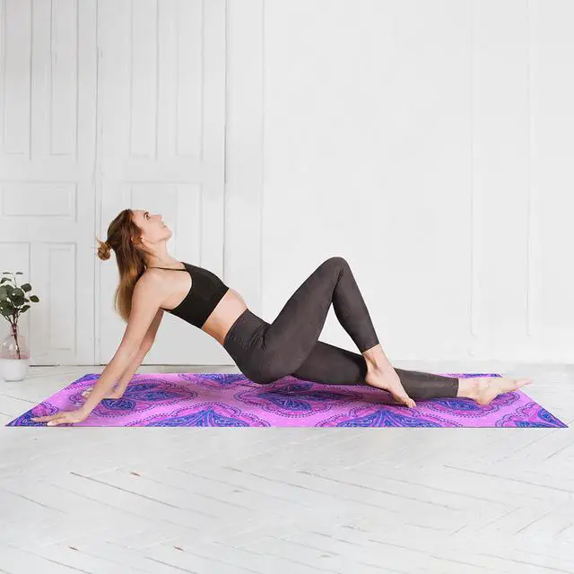 Alt view image 7 of 7 - Vandue 4mm Soft Foam Tech Ultra Series Yoga Exercise Mat - 68" x 24" (Tri-Lotus A4)