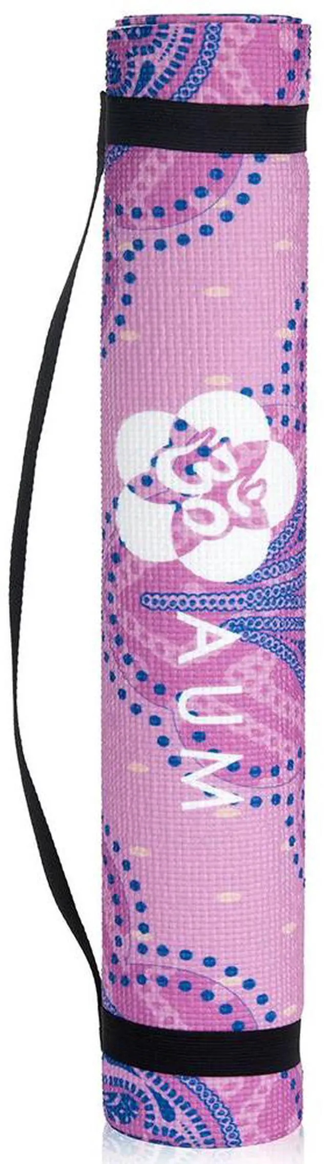 Alt view image 2 of 7 - AUM 4mm Soft Foam Tech Lilla Series Yoga Exercise Mat - 68" x 24" (Tri-Lotus A4)