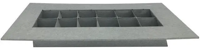Alt view image 4 of 6 - Modern Home Living Wall Galvanized Steel/Zinc Succulent Planter (Aged Zinc, 12 Pocket)