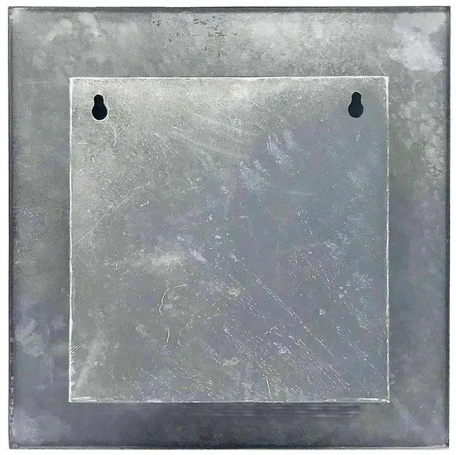 Alt view image 7 of 7 - Modern Home Living Wall Galvanized Steel/Zinc Succulent Planter (Aged Zinc, 16 Pocket)