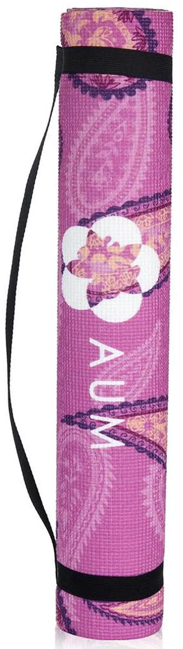 Alt view image 2 of 7 - Vandue 4mm Soft Foam Tech Ultra Series Yoga Exercise Mat - 68" x 24" (Lotus Petals A3)