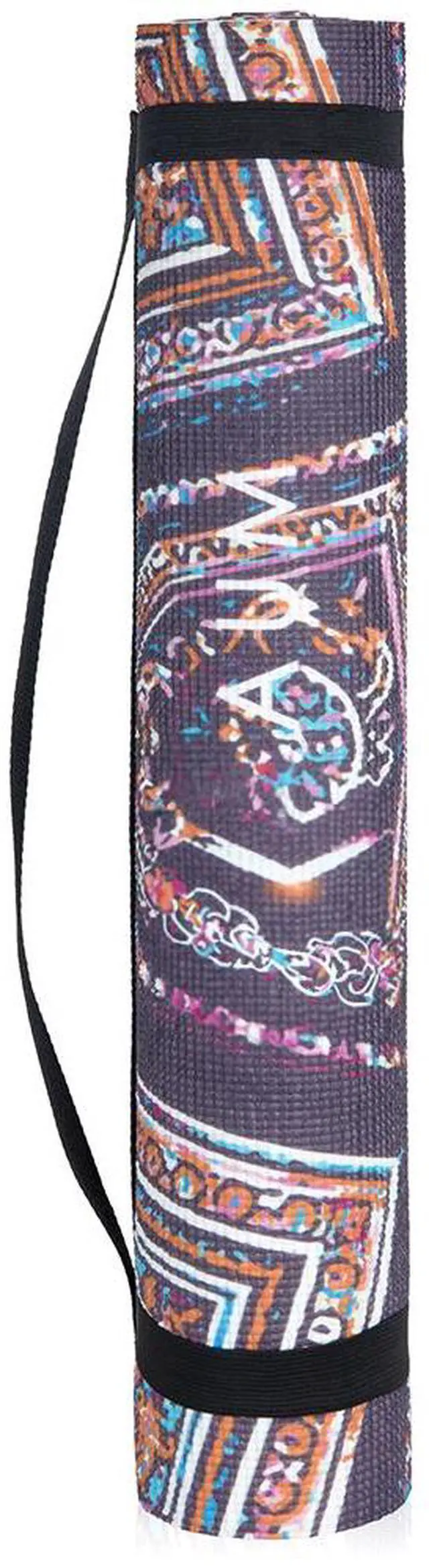 Alt view image 2 of 7 - Vandue 4mm Soft Foam Tech Ultra Series Yoga Exercise Mat - 68" x 24" (Kaleidoscope B2)
