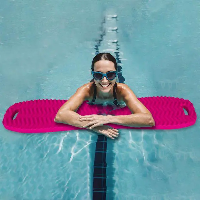 Alt view image 3 of 7 - California Sun Deluxe Unsinkable Ultra Soft Foam Cushion Pool Plank (Pink)