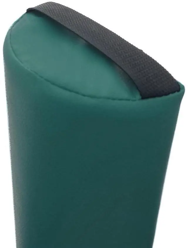 Alt view image 3 of 6 - 6" Diameter Deluxe Oversized Massage Table 25" Half Bolster - Teal