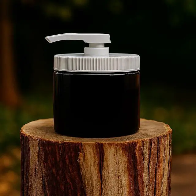 Alt view image 3 of 7 - Royal Massage 16oz Massage Oil/Lotion/Cream Pump Jar with Locking Twist Top (Black/White, 1)