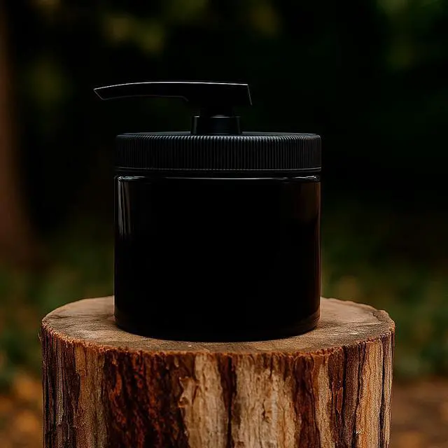 Alt view image 3 of 7 - Royal Massage 16oz Massage Oil/Lotion/Cream Pump Jar with Locking Twist Top (Black/Black, 1)