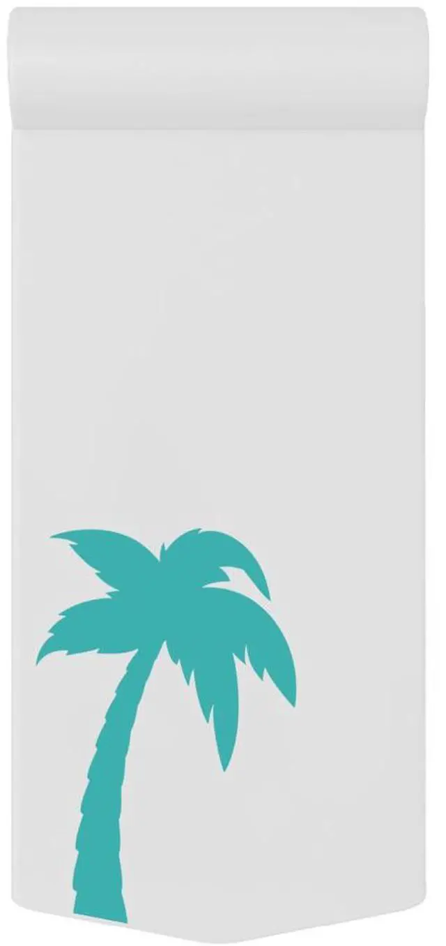 Alt view image 5 of 7 - California Sun Luxury Vinyl-Dipped Pool Float with Built-in Pillow  Soft Closed-Cell Foam Lounger for Adults, Unsinkable Water Mat (White Palm Tree)