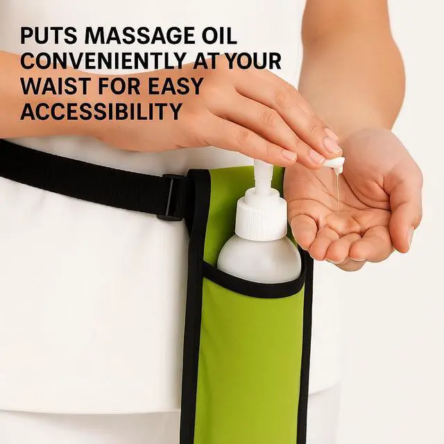 Alt view image 6 of 7 - Royal Massage Single Adjustable Massage Oil/Lotion Holster - Bottle Not Included (Purple)