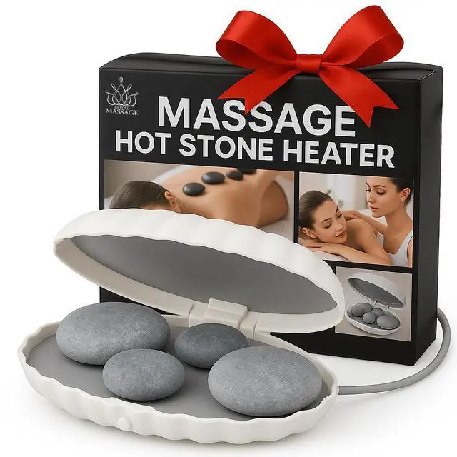 Main image of Royal Massage Clamshell Hot Stone Heater w/4 Hot Rocks
