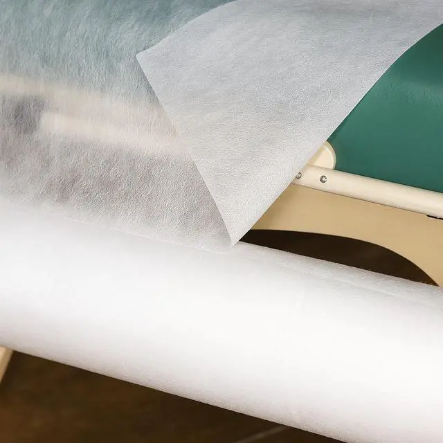 Alt view image 2 of 7 - Royal Massage Ultra-Soft Non-Woven 23.5 in Wide Disposable Massage Table Cover Rolls (100 Meters - 4 Roll Pack)