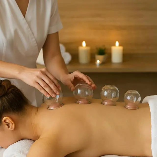 Alt view image 7 of 7 - Royal Massage Fire Cupping Glass Jars  Traditional Chinese Therapy Massage & Acupuncture Vacuum Pressure Cups  Durable Thick Glass for Professional or Home Use (#3)